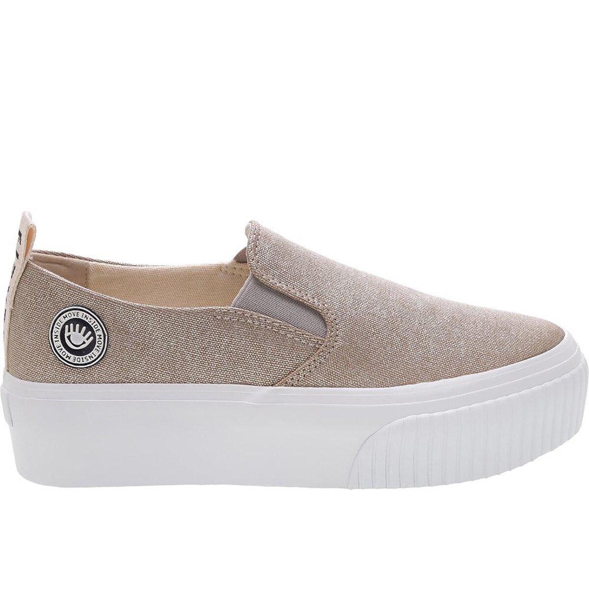 Tênis Colored Slip On - Fiever - Rosa - Oqvestir