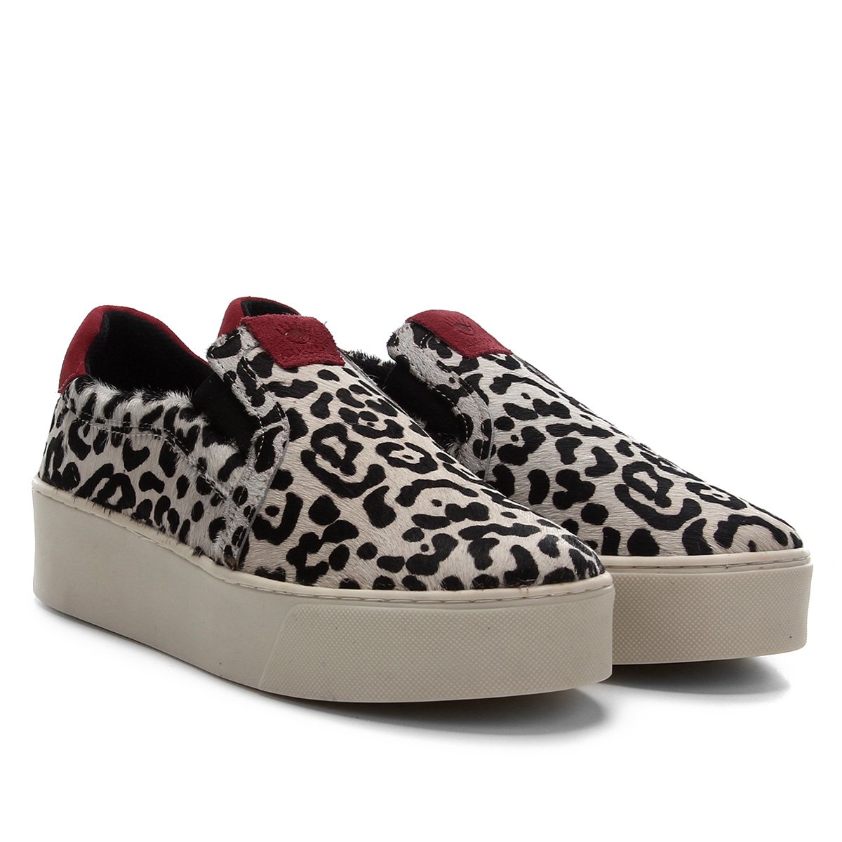 slip on onça flatform