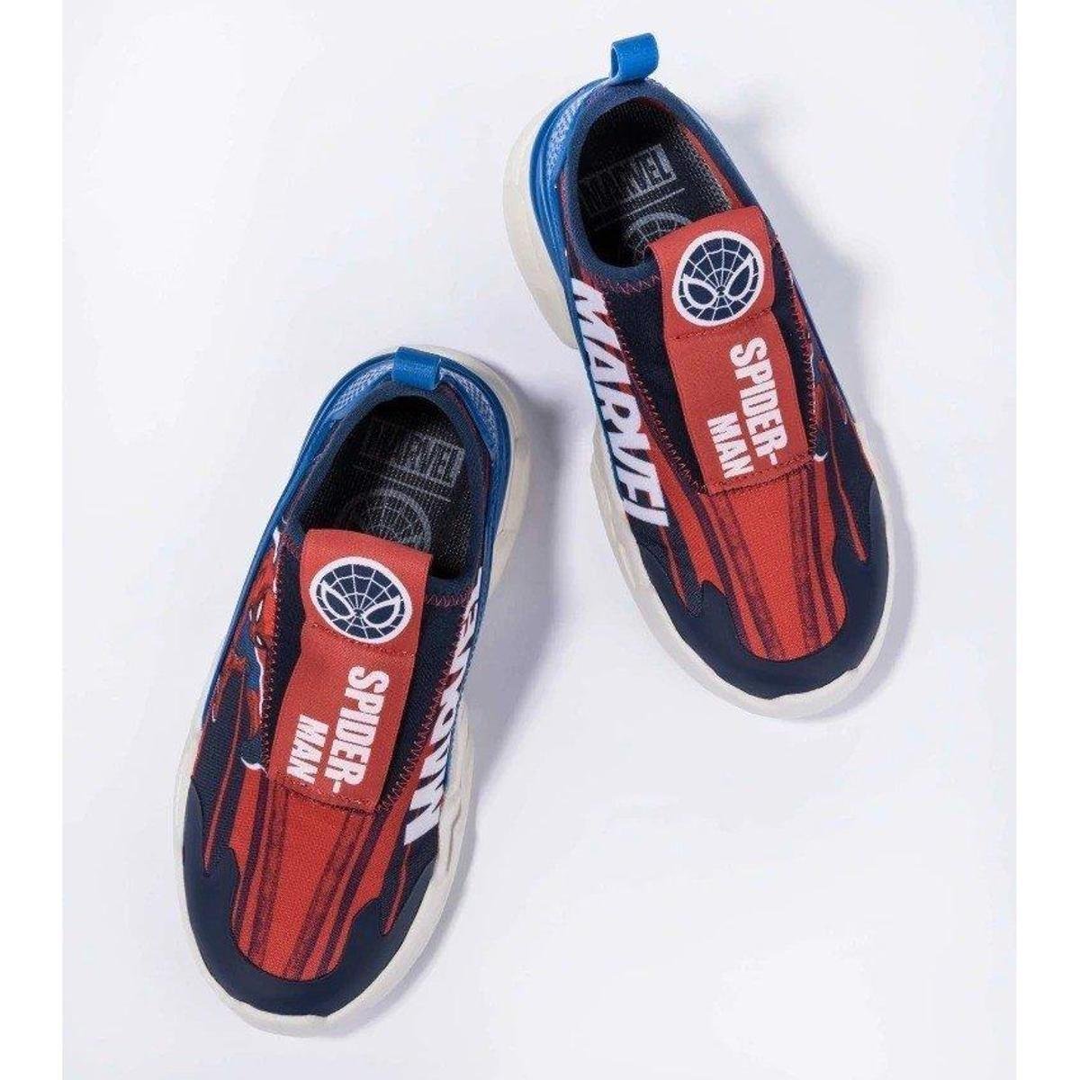Slip On Infantil Grendene Marvel Masculino - Azul | Netshoes