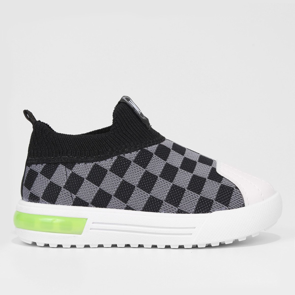 Slip On Infantil Molekinho Knit Led Menino - 1