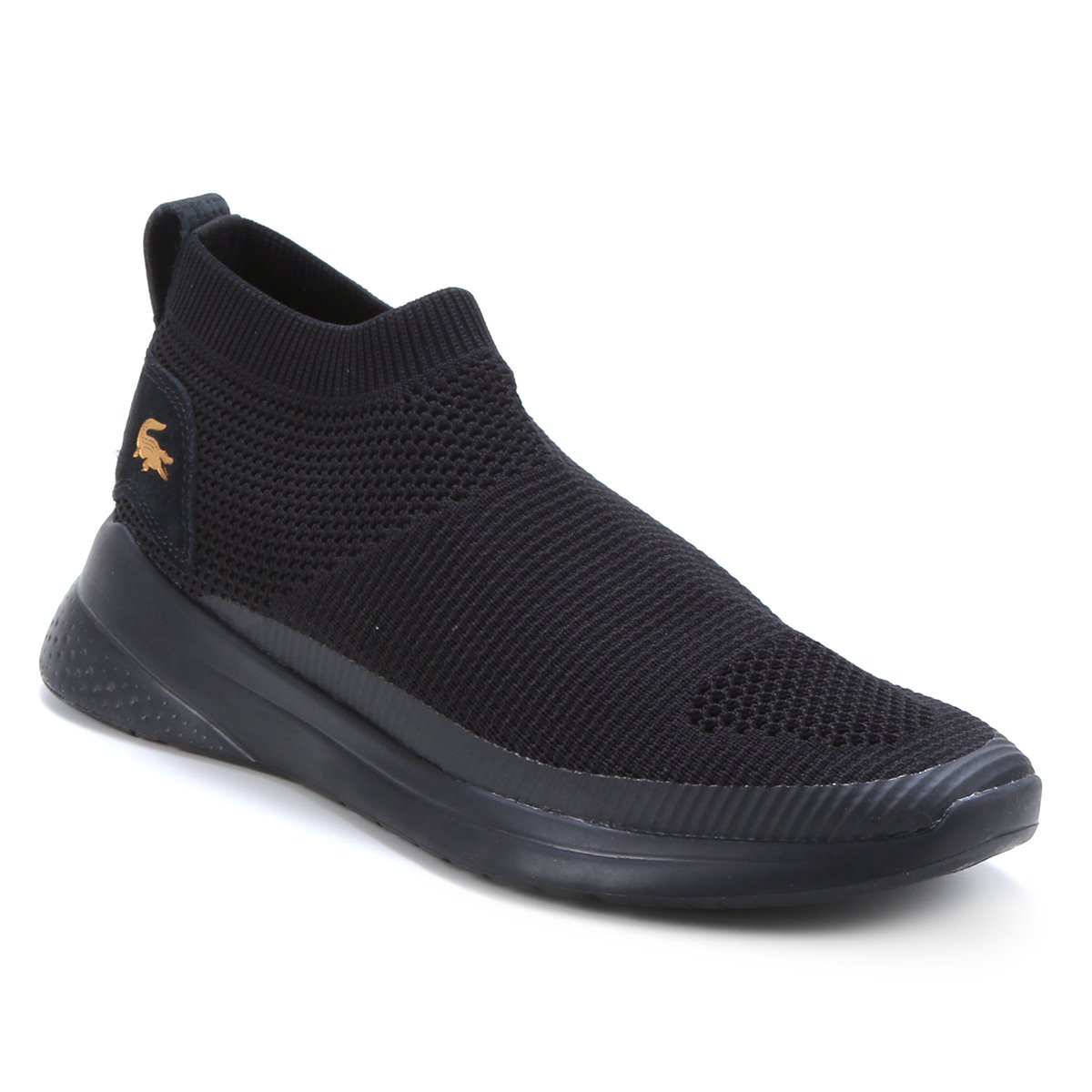 Slip On Lacoste LT Fit Sock Masculino - Preto | Netshoes