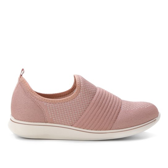 Slip On Modare Básico Feminino - Nude Menor preço em Slip On Modare Básico Feminino - Nude