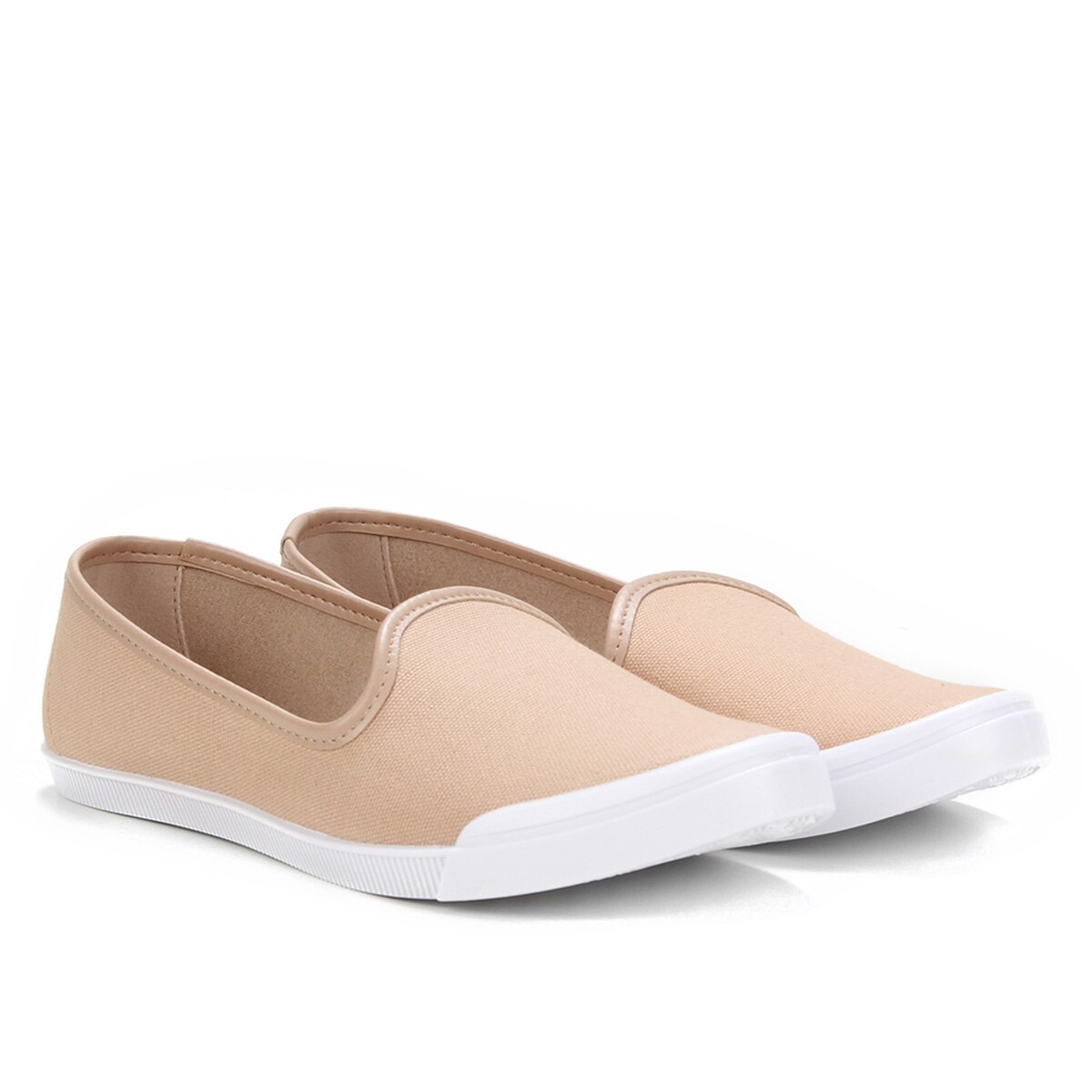 Slip On Moleca Liso Feminino Menor preço em Slip On Moleca Liso Feminino