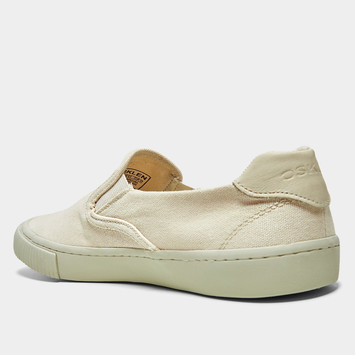 Slip On Osklen Canvas Masculino Nude Netshoes