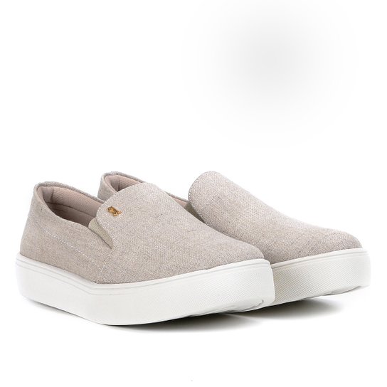 Slip On Santa Lolla Básico Feminino - Areia Menor preço em Slip On Santa Lolla Básico Feminino - Areia