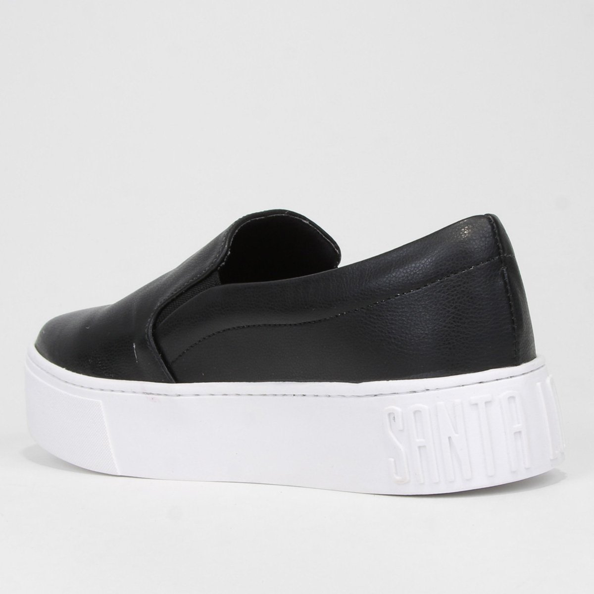 Compre Tênis Flatform Santa Lolla Bicolor Branco/Preto Santa Lolla Online