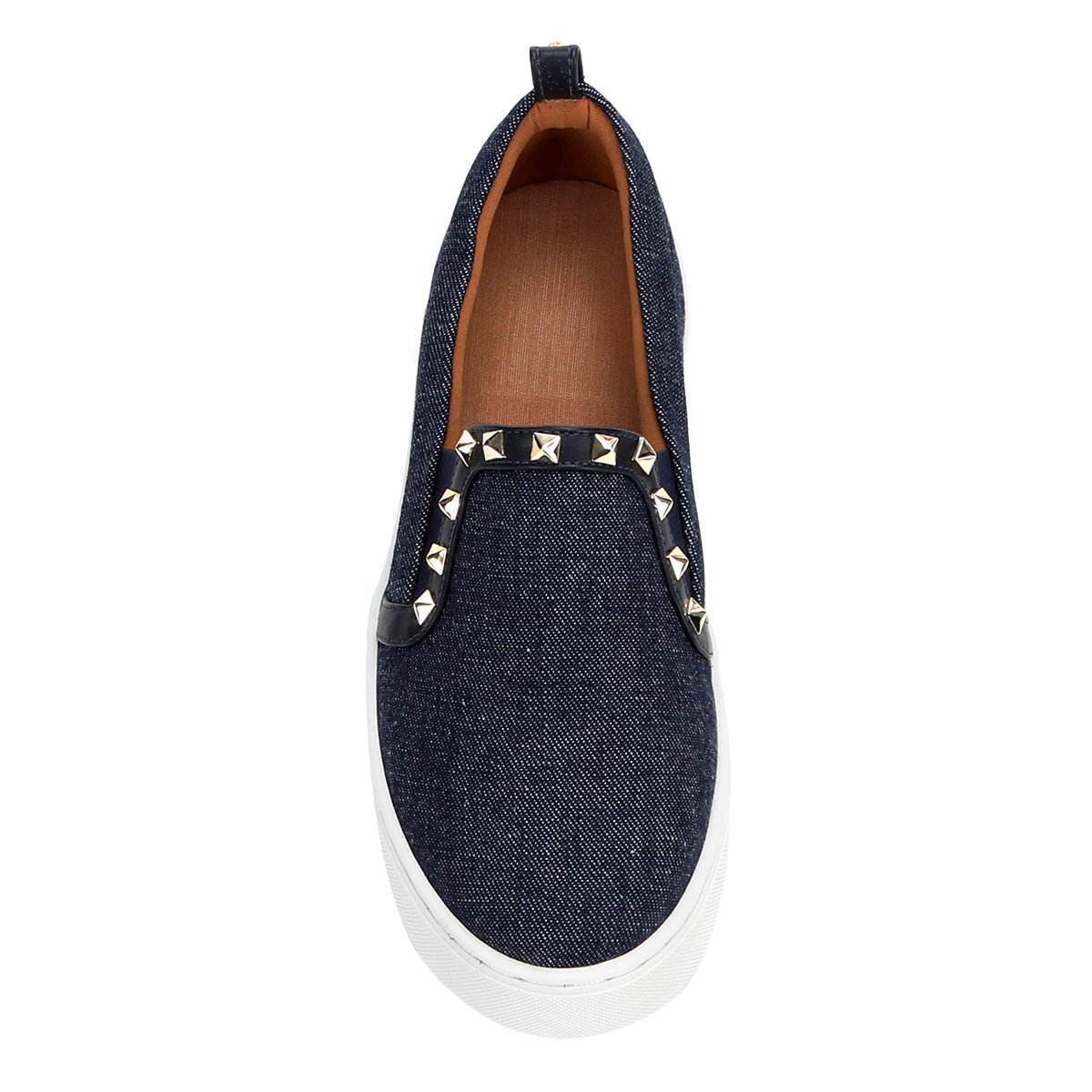 Slip On Santa Lolla Jeans Spikes Feminino - Azul | Netshoes