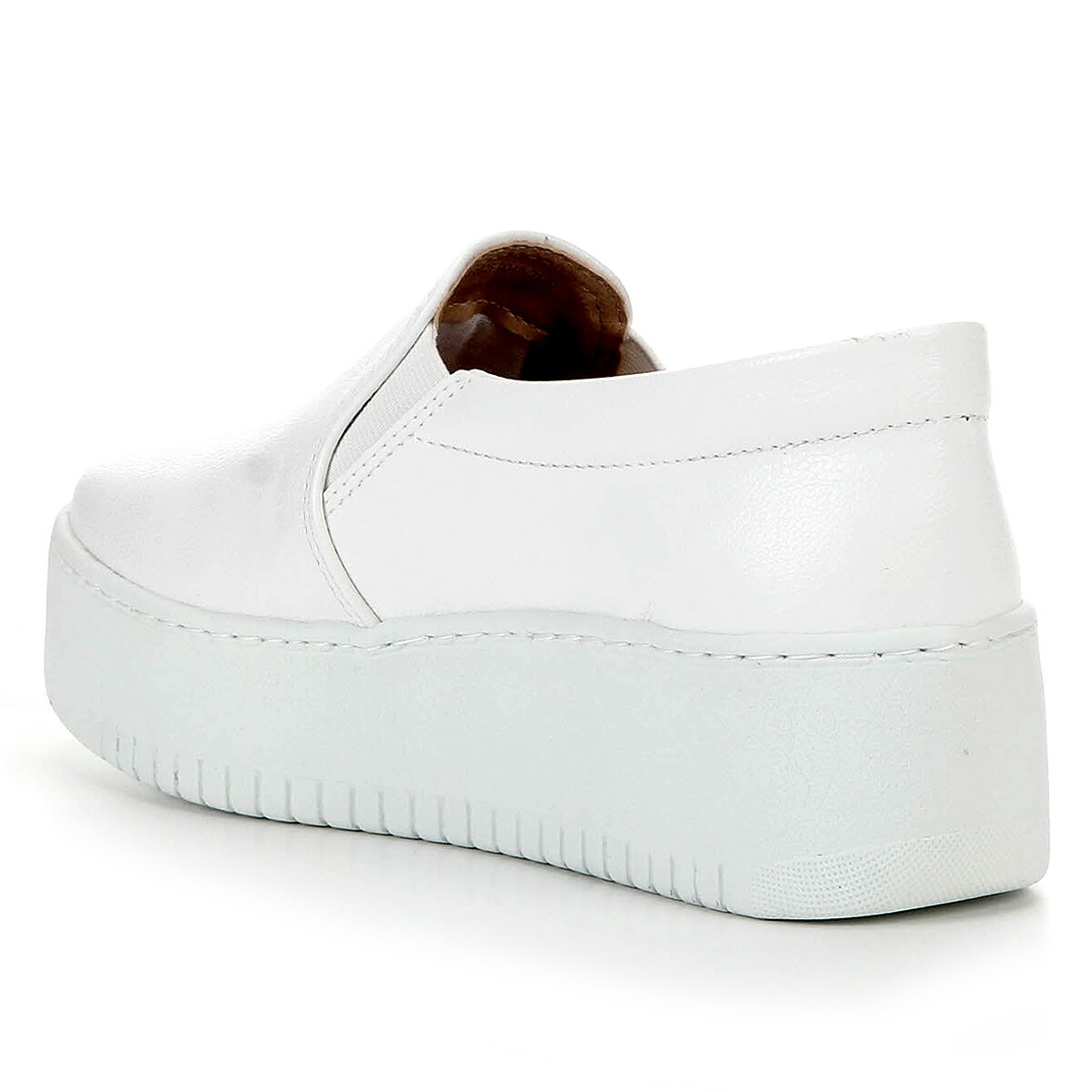 Slip On Santa Lolla Plataforma Lona Feminino - Branco | Netshoes