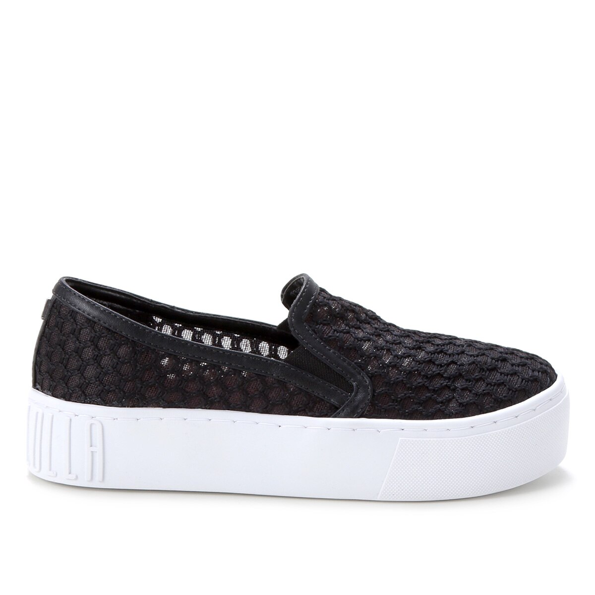 Slip On Santa Lolla Tricot Rip Feminino - Preto | Netshoes