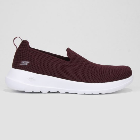Slip On Skechers Go Walk Joy Sensational Day Feminino - Vinho Menor preço em Slip On Skechers Go Walk Joy Sensational Day Feminino - Vinho