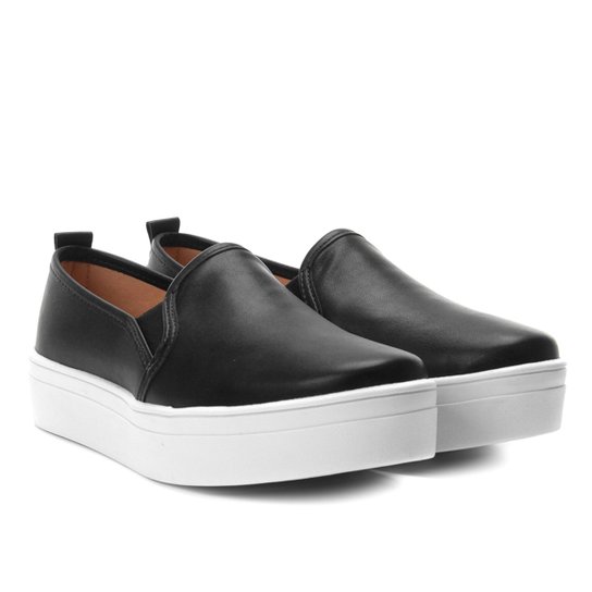Slip On Somoda Caixa Alta Básico Feminino - Preto é ruim? Slip On Somoda Caixa Alta Básico Feminino - Preto é boa?