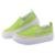 Slip On Tenis Feminino Calce Facil Acabamento Animal Print Croco Palmilha Anatomica Puxador Traseiro - Verde