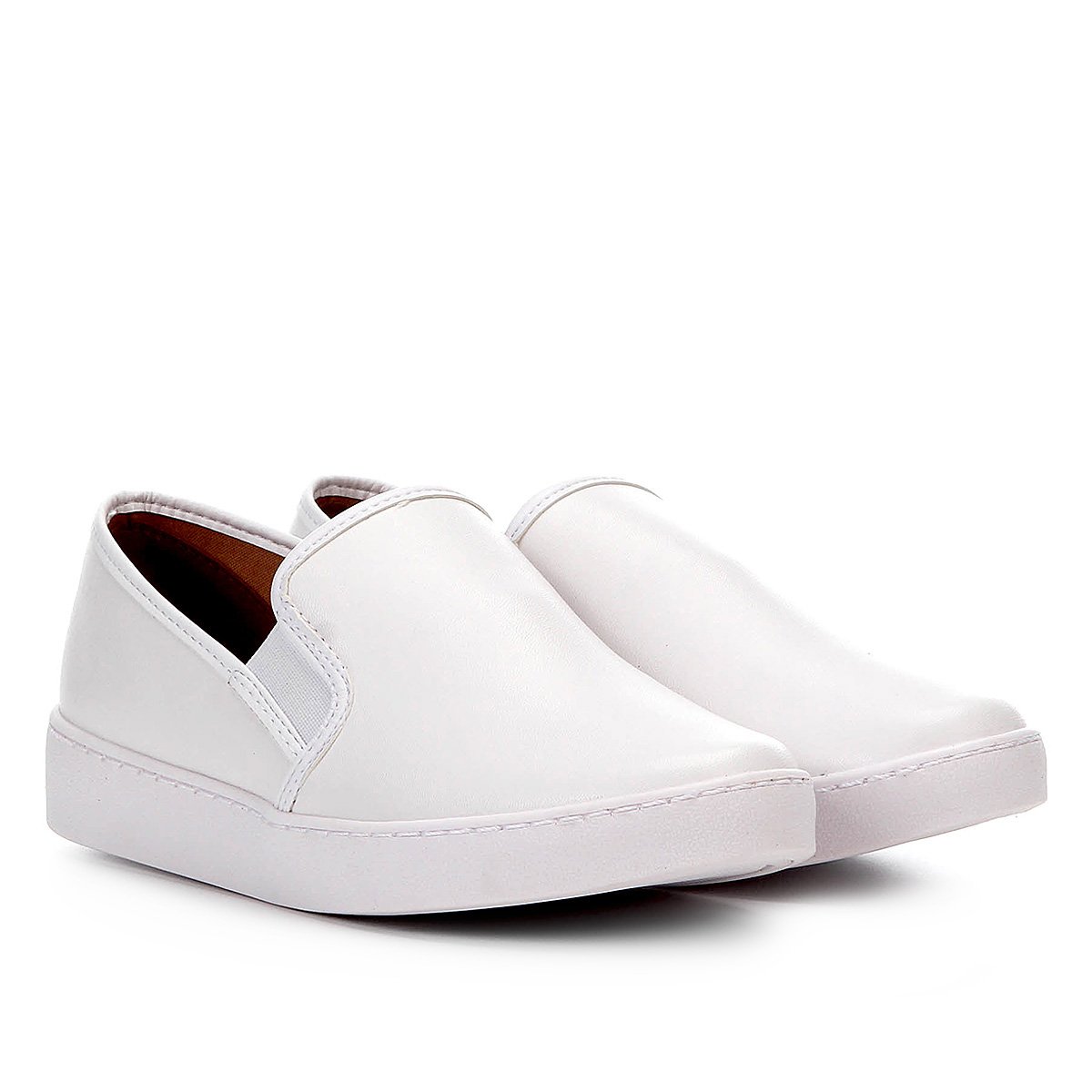 Slip On Vizzano Básico Feminino Branco Netshoes