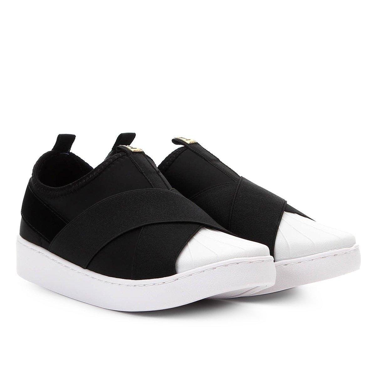 Tênis Casual Feminino Tenis Elastico Vizzano Preto Tênis Casual