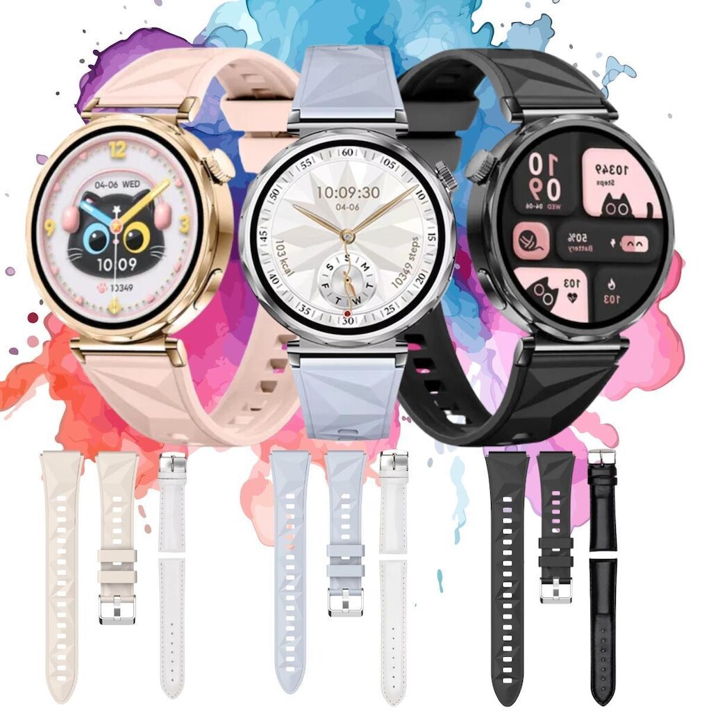 Smart Watch Série 11 Relogio Redondo GT5 Mini Pulso Fino Microwear Chatgpt Bluetooth Tela Amoled