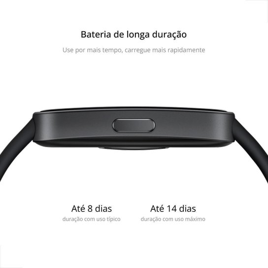 Smartband Huawei Band 10 Compatível com iOS e Android