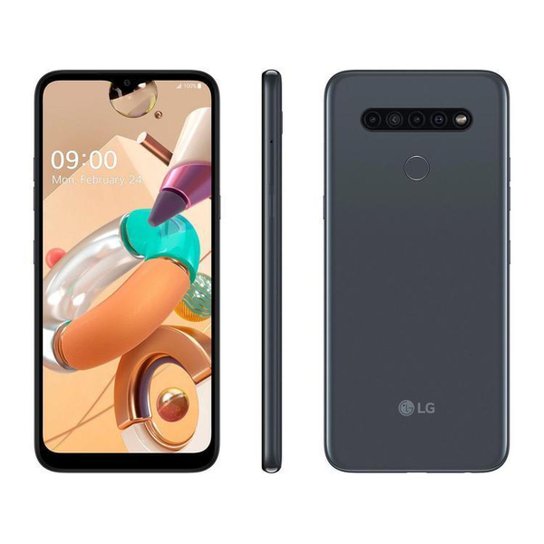 Smartphone LG K41S 32GB 4G Octa-Core 3GB RAM 6,55” - Chumbo Menor preço em Smartphone LG K41S 32GB 4G Octa-Core 3GB RAM 6,55” - Chumbo