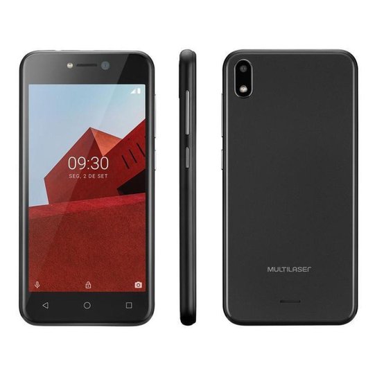 Smartphone Multilaser E P9128 32GB Preto 3G - Preto Menor preço em Smartphone Multilaser E P9128 32GB Preto 3G - Preto