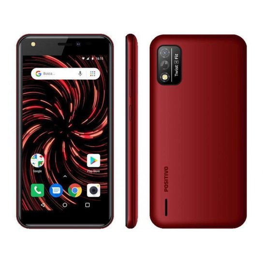 Smartphone Positivo Twist 4 Fit 32GB 4G - Vermelho