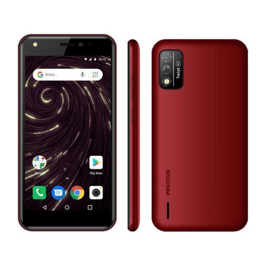 Smartphone Positivo Twist S509 32GB 4G - Vermelho