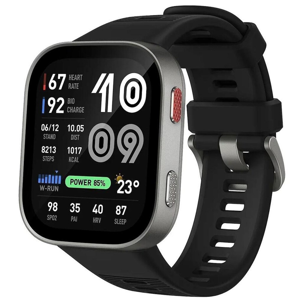 Smartwatch Amazfi Bip Max GPS Integrado com 5 Sist de Satélite e 20 dias Bateria - Prata