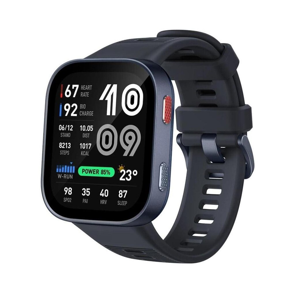 Smartwatch Amazfit Bip Max, 46mm, AMOLED 5.3cm, GPS, mapas gratuitos, IA, chamadas Azul Escuro