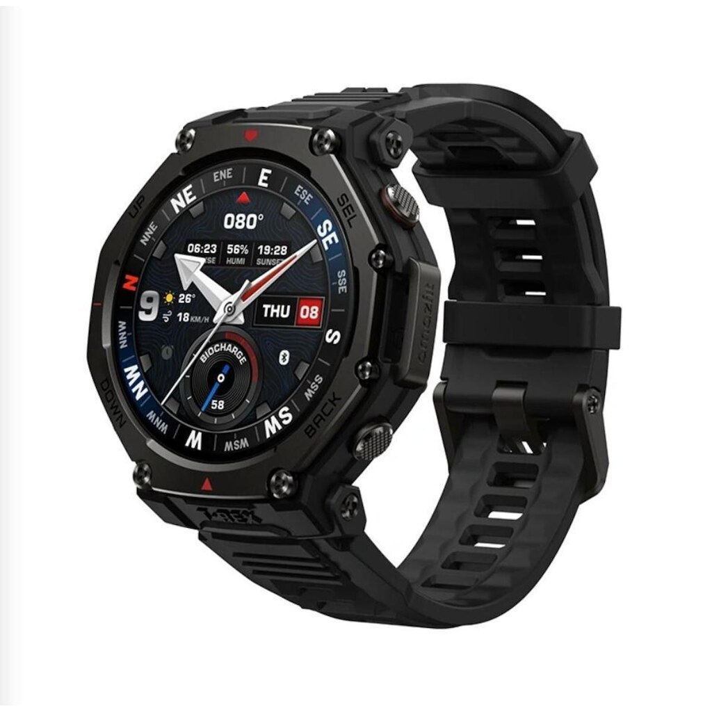 Smartwatch Amazfit T-Rex 3 Pró GPS 6 Satélites Tela Amoled Safira 1.5" Tactical Titânio Grau 5