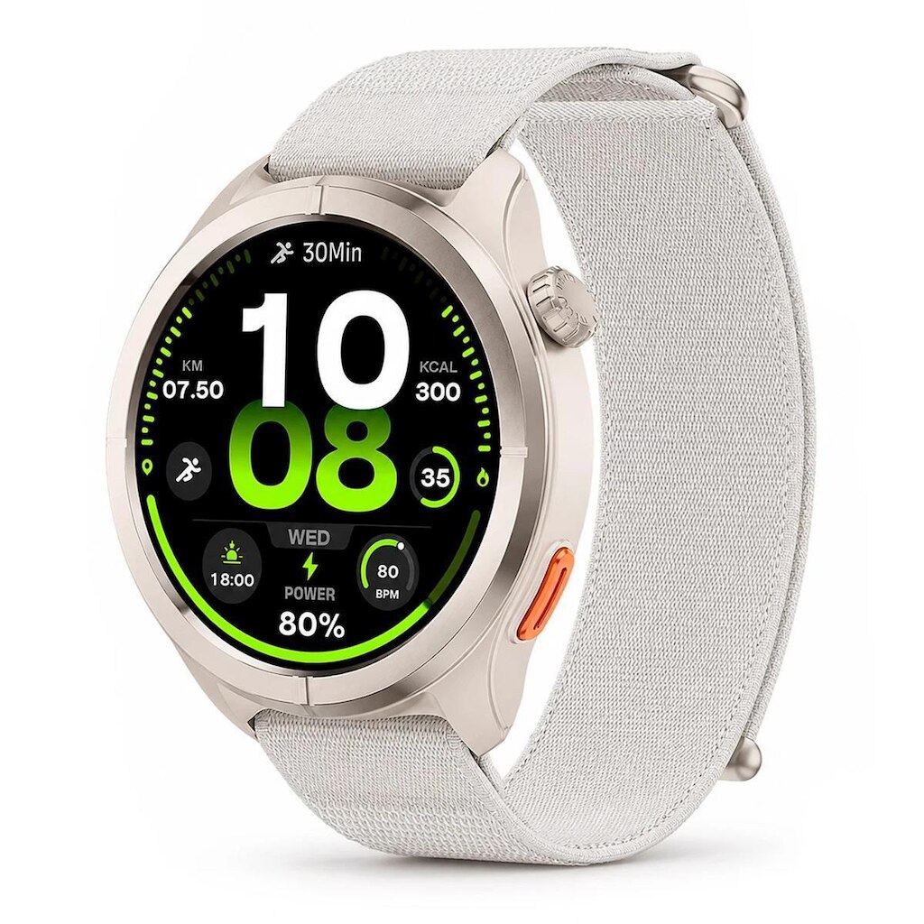 Smartwatch Haylou Solar Neo 2, Conexão Strava, Notificações, Chamadas, Assistente Voz Prata