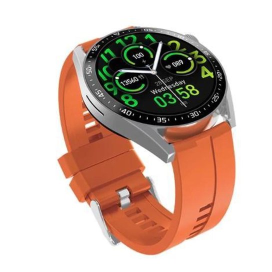 Smartwatch HW28 IP68 Bluetooth Chamada À Prova D'água Função NFC Relógio Inteligente - Laranja Menor preço em Smartwatch HW28 IP68 Bluetooth Chamada À Prova D'água Função NFC Relógio Inteligente - Laranja