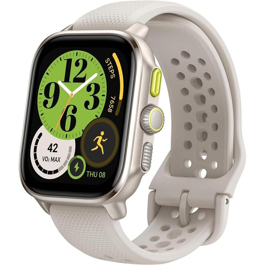Smartwatch Inteligente Amazfit Cheetah Square, GPS de banda dupla, Amazon Alexa embutido Android Ios