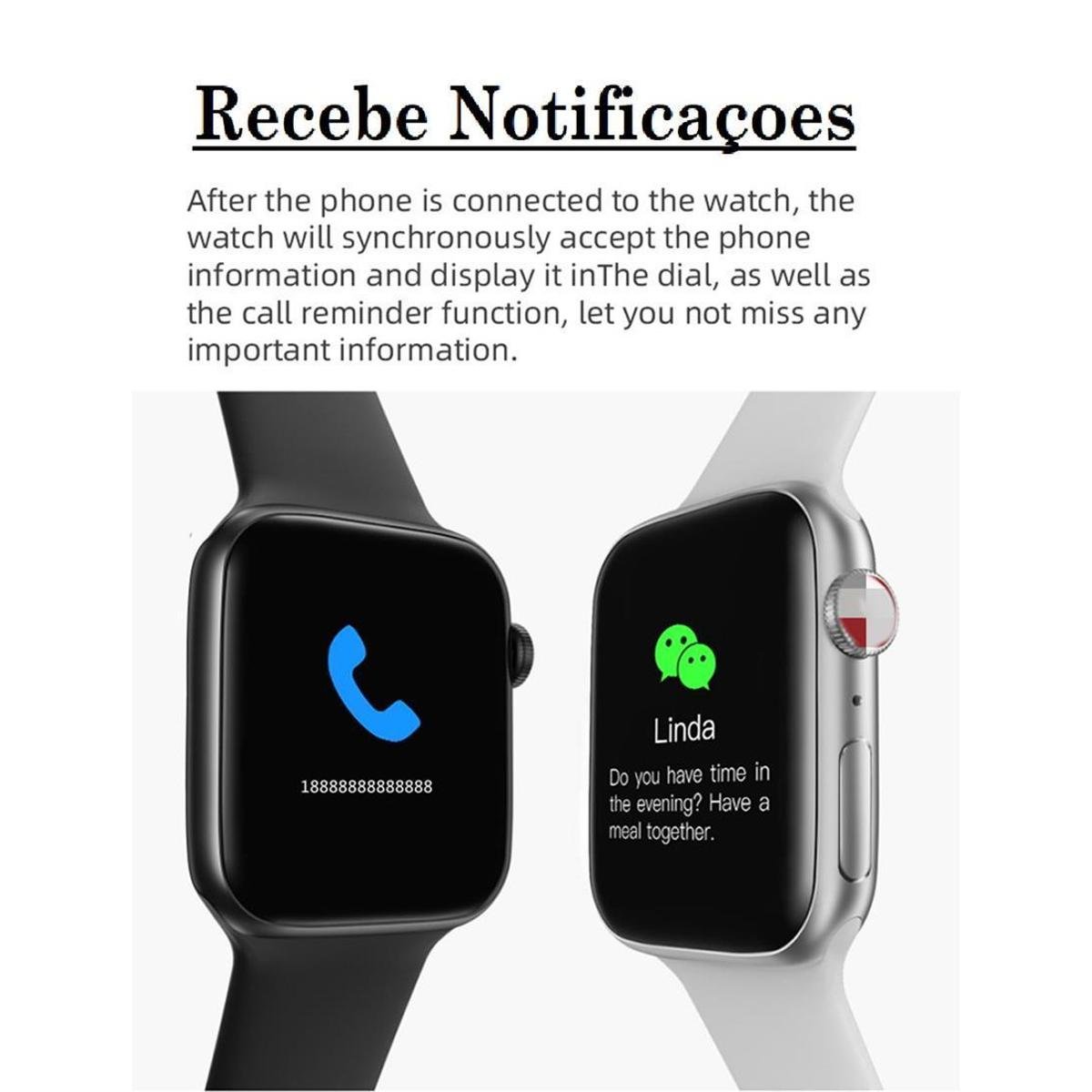 smartwatch barato que faz ligação