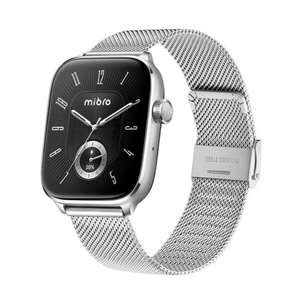 Smartwatch Mibro Watch Fit, GPS Integrado, Conexão Strava, 5ATM, Amoled