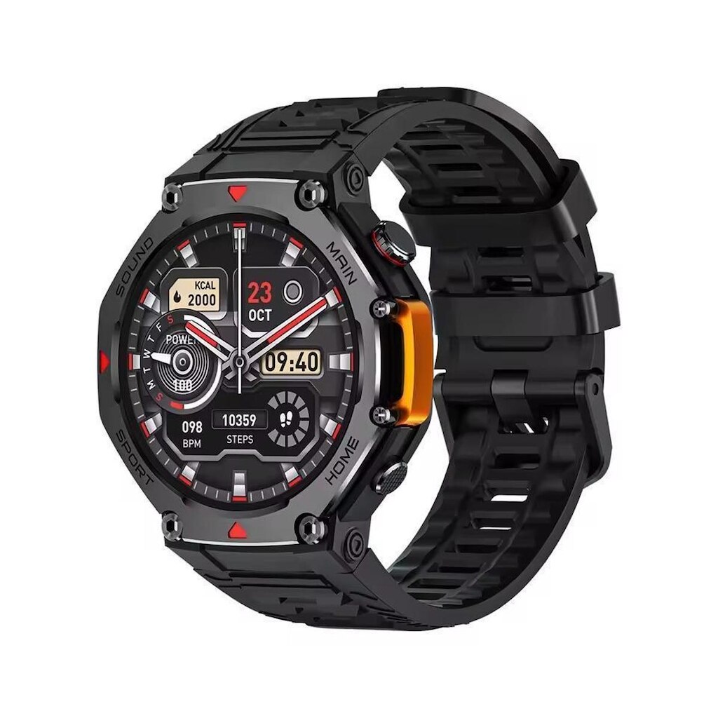 Smartwatch Mrex4 5 Atm A Prova D'água Microwear Gps Sos 2025