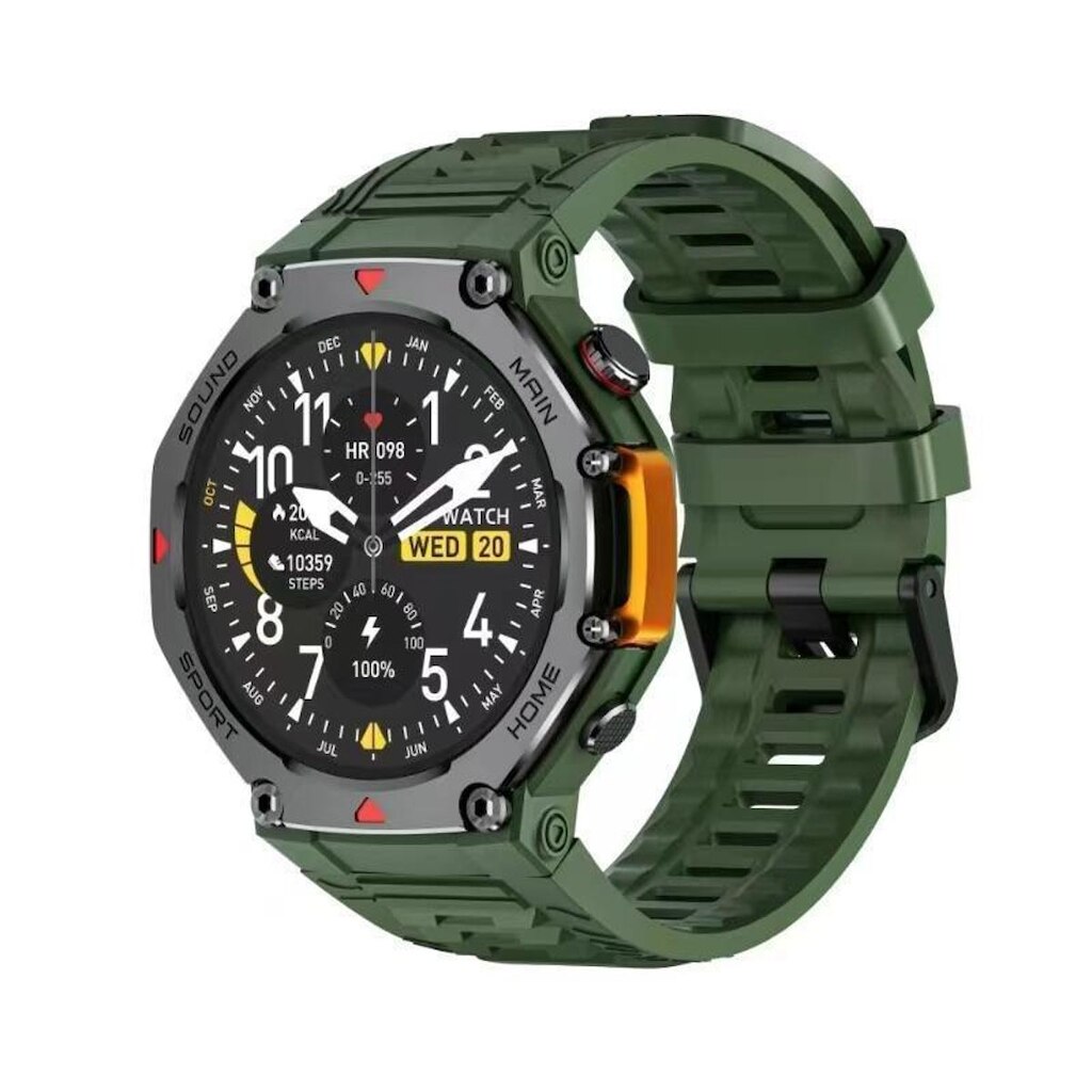 Smartwatch Mrex4 5 Atm A Prova D'água Microwear Gps Sos 2025