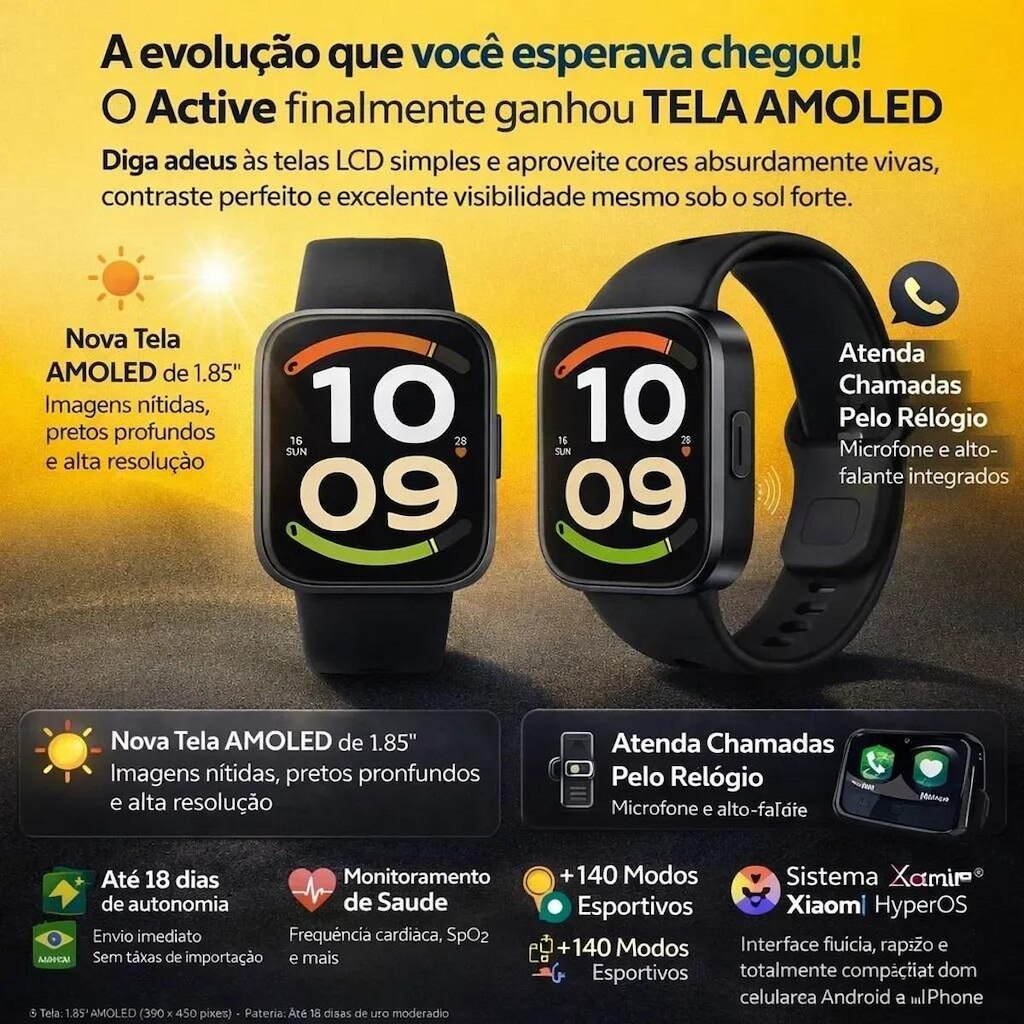 Smartwatch Redmi Watch 6 Active