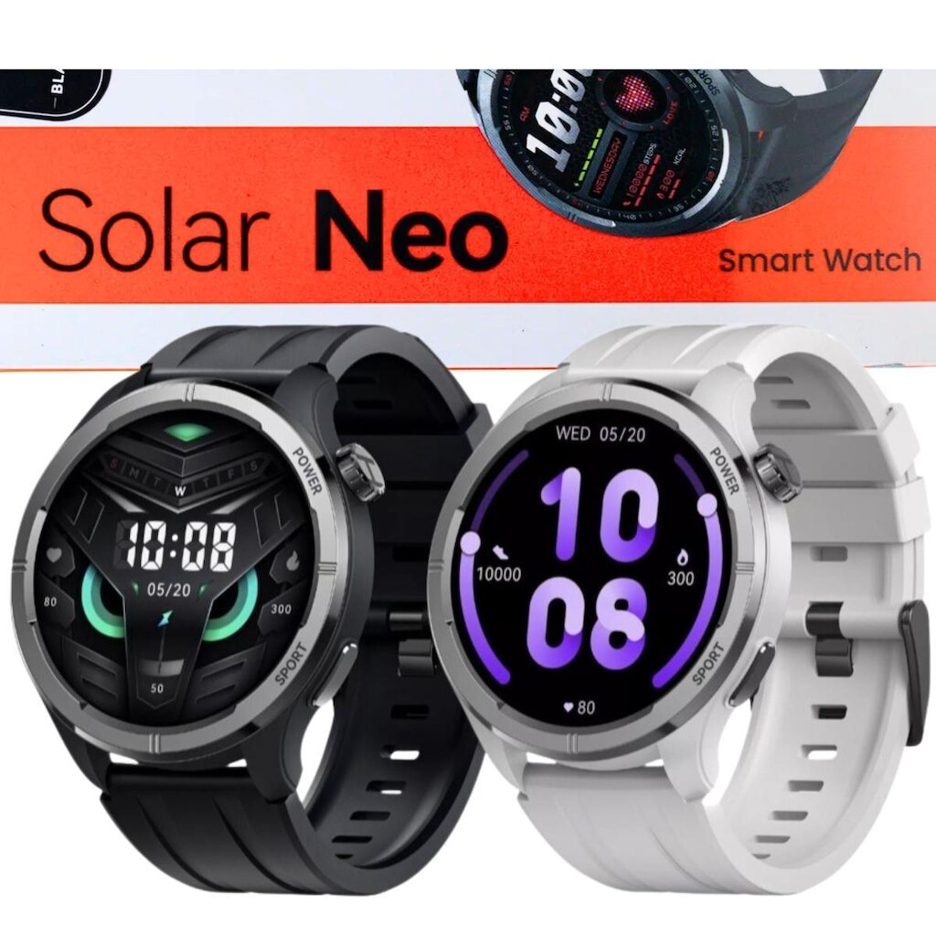 Smartwatch Relogio Haylou Solar Neo Conecta Strava Android iOS Bluetooth Recebe Notificações