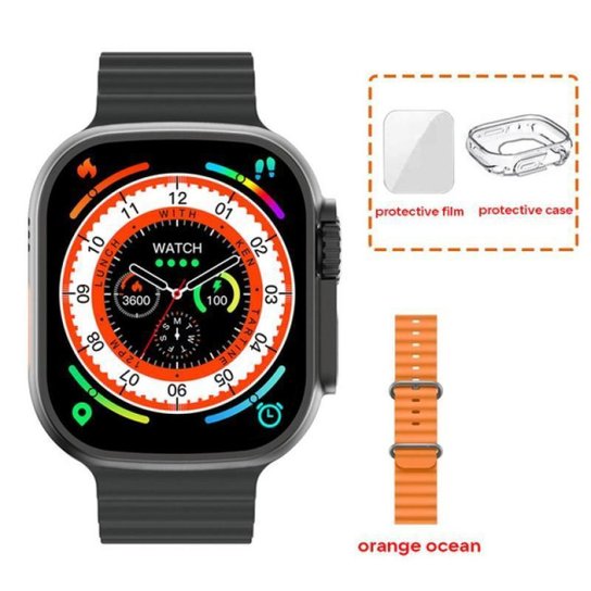 Smartwatch Relógio Ultra 9 U9 Ultra Serie 9 Lanç. 2023 Microwear PPC - Preto Menor preço em Smartwatch Relógio Ultra 9 U9 Ultra Serie 9 Lanç. 2023 Microwear PPC - Preto
