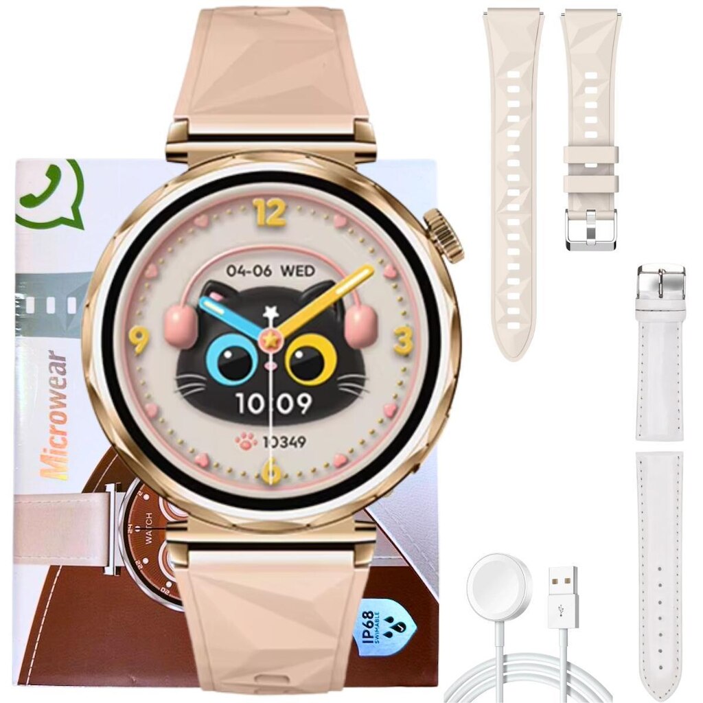 Smartwatch Série 11 Relogio Redondo GT5 Mini Microwear Chatgpt Bluetooth Android iOS Tela Amoled
