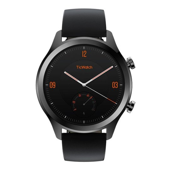 Smartwatch Ticwatch C2 GPS WG12036-PXPX - Preto