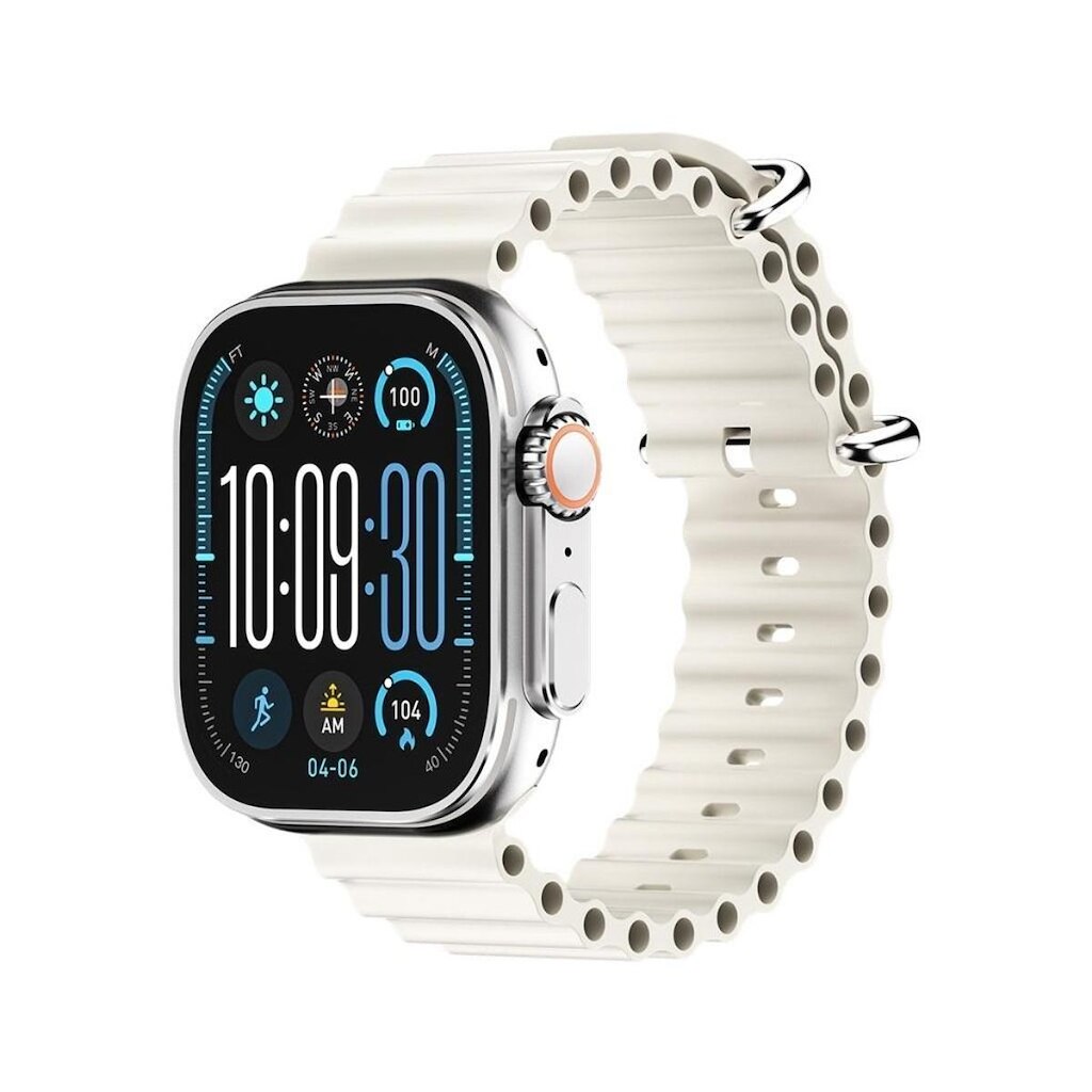 Smartwatch U4 PLUS Microwear Amoled Premium 49mm Ligação 2GB Memória Esportes - Prata