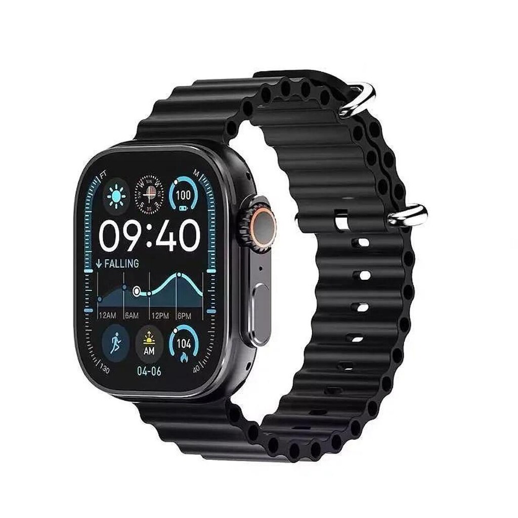 Smartwatch U4 PLUS Microwear Amoled Premium 49mm Ligação 2GB Memória Esportes - Preto