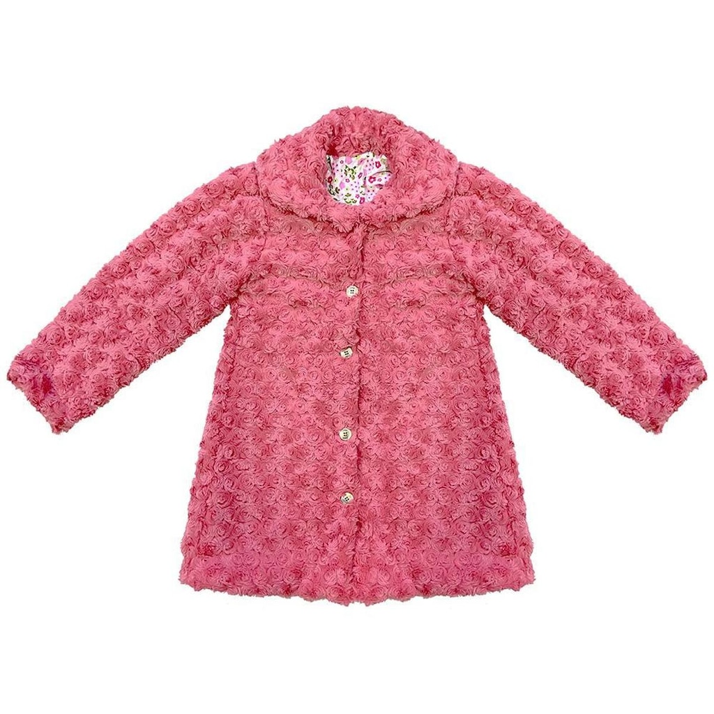 Sobretudo Juvenil Look Jeans Pele - PINK - 12