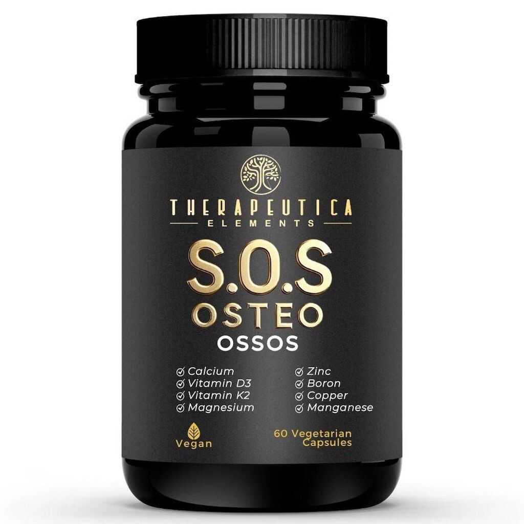 S.O.S Osteo Ossos Vegan 60 Cápsulas Therapeutica