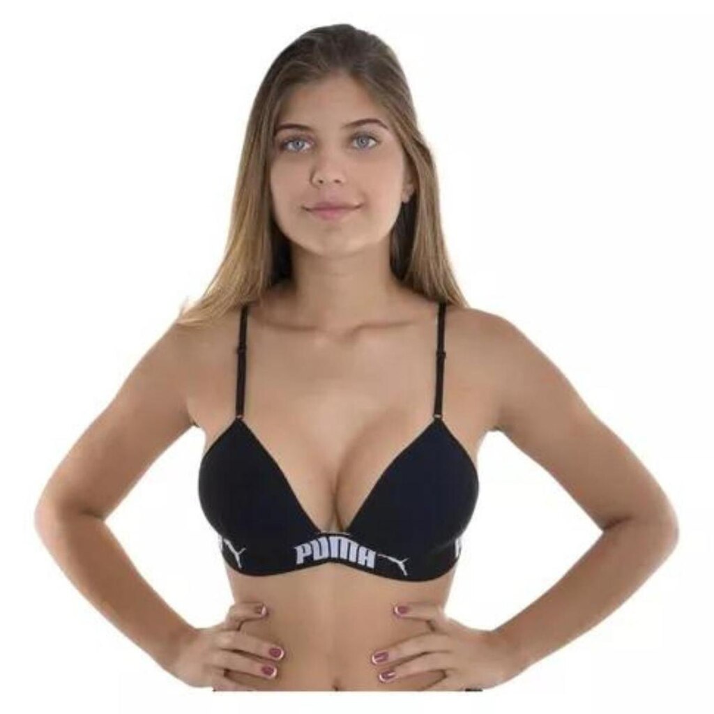 Soutiãn Puma Triangulo Com Bojo Modal Strech 027050