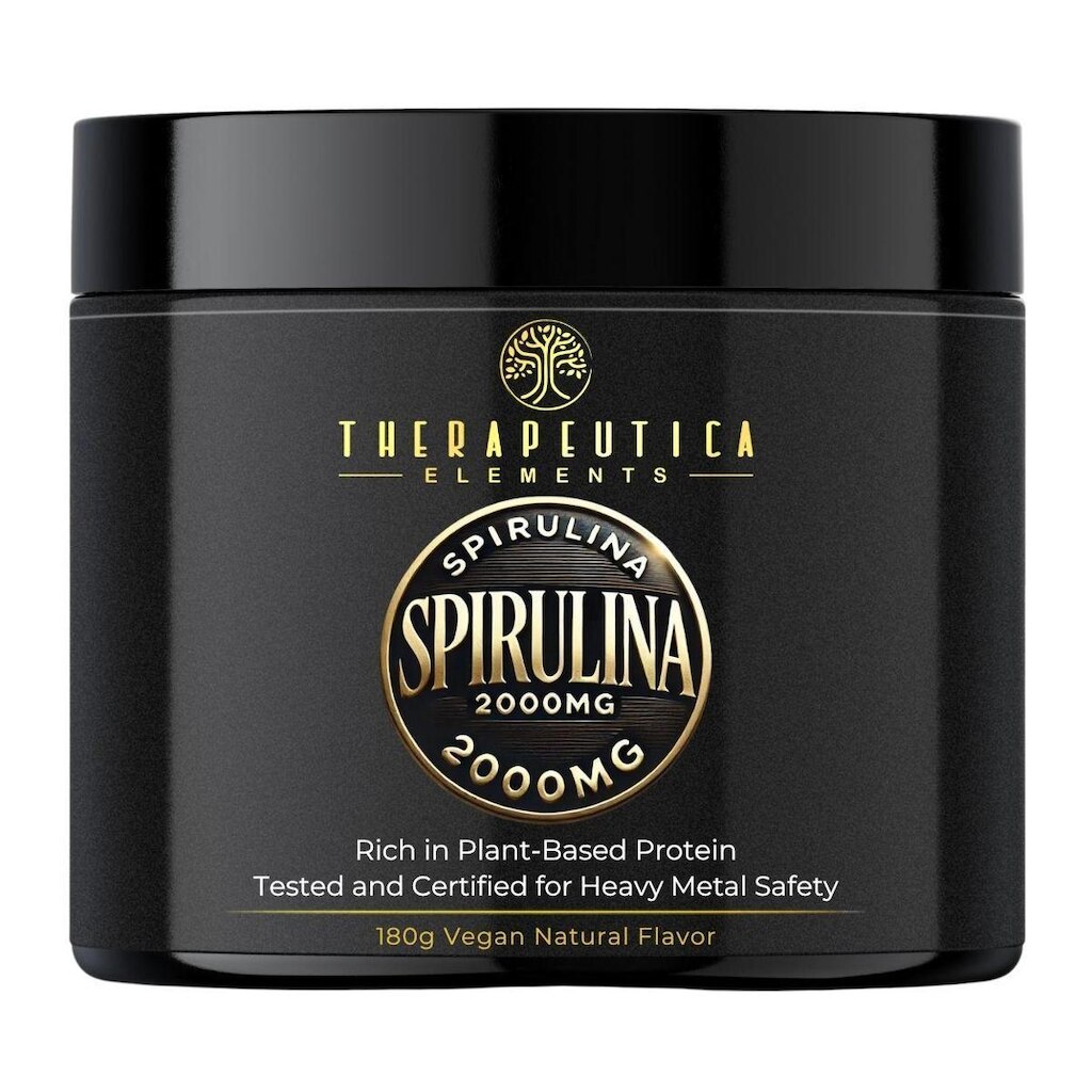 Spirulina Certificada 2000mg Vegan 180g Therapeutica