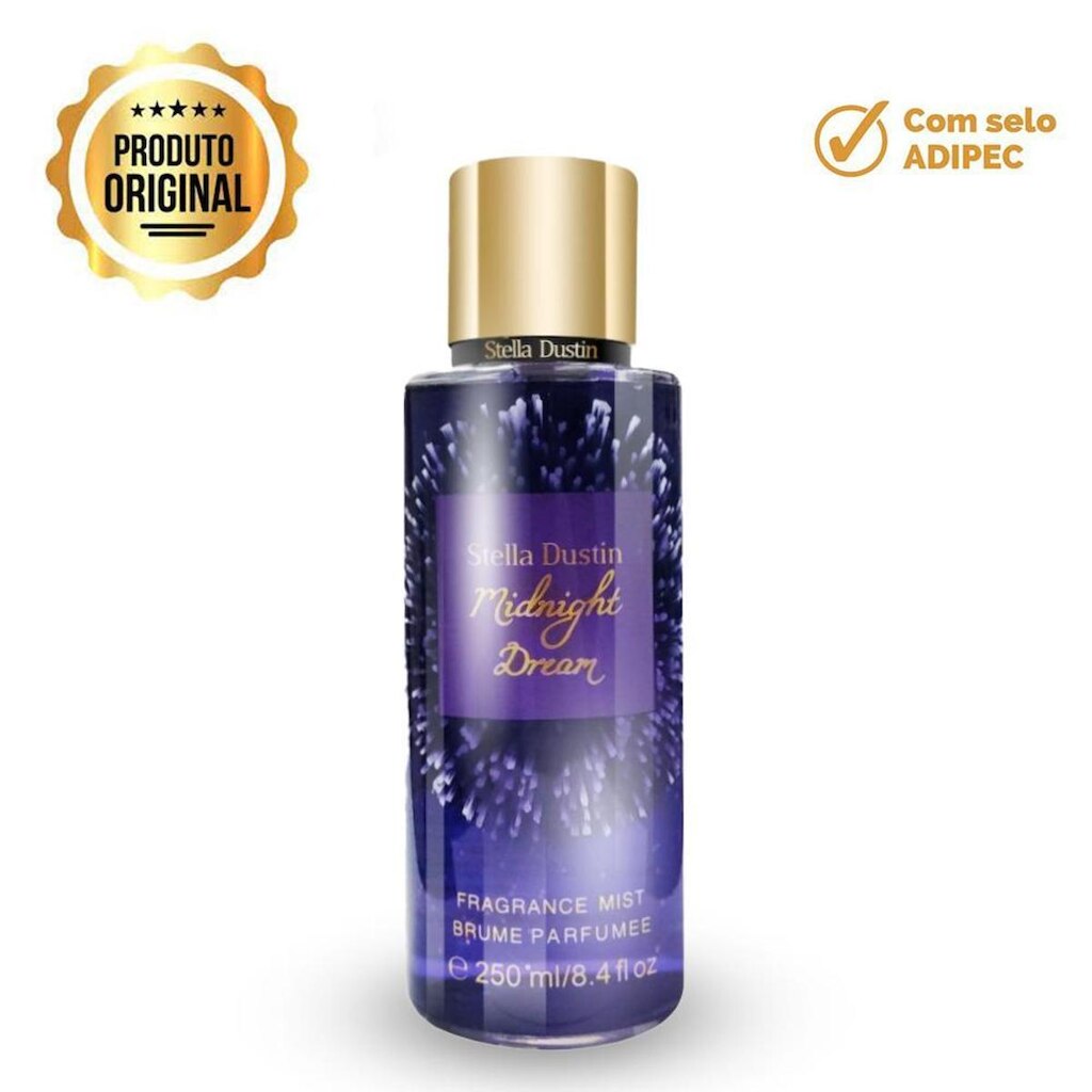 Splash Midnight Dream Mist Brume Parfumee Stella Dustin 250ml
