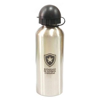 Squeeze Botafogo Escudo 500ml Prata