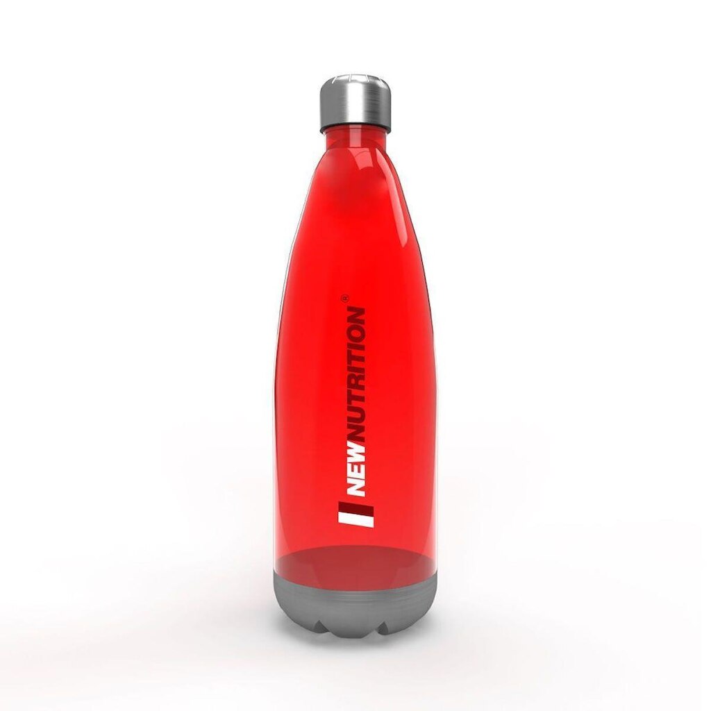 Squezze Plástica com Inox  - 700ml Vermelha - NewNutrition
