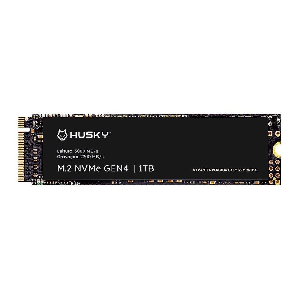 SSD Gen4 Husky ThunderBoost, 1TB, M.2 NVMe, Leitura 5000 MB/s, Escrita 2700 MB/s - HSSD1000GEN4