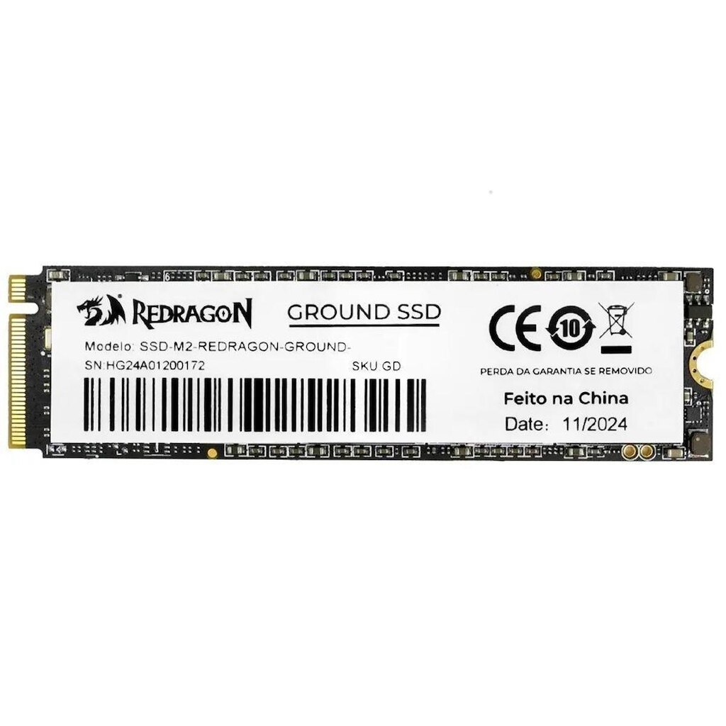 SSD Redragon Ground M.2 NVMe 256GB PCIe 3.0